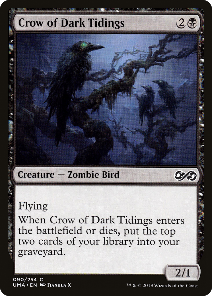 Crow of Dark Tidings (UMA-090) [Ultimate Masters] Foil