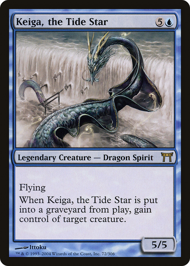 Keiga, the Tide Star (CHK-072) [Champions of Kamigawa] Foil