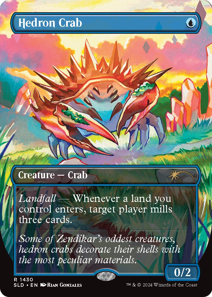 Hedron Crab (SLD-1430) (Borderless) [Secret Lair Drop] Foil