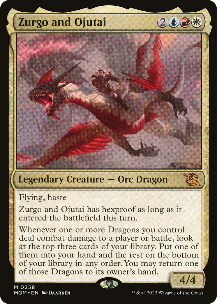 Zurgo and Ojutai (MOM-258) [March of the Machine]