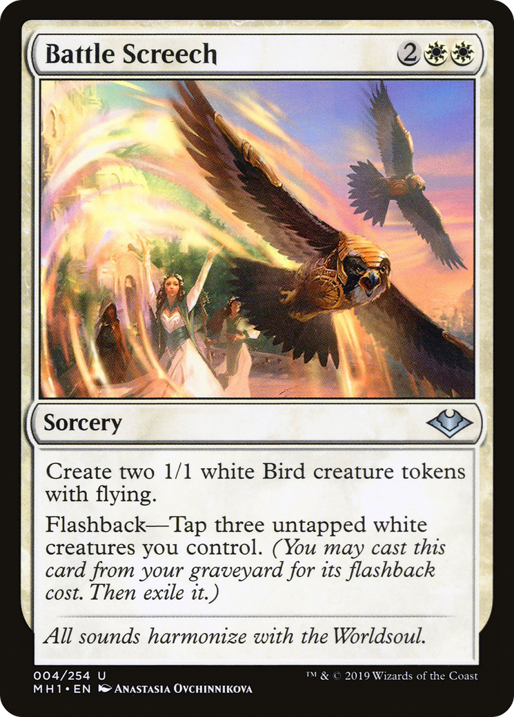 Battle Screech (MH1-004) [Modern Horizons] Foil