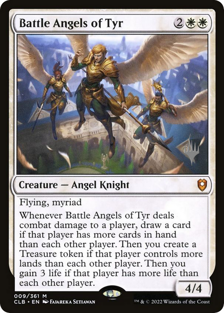 Battle Angels of Tyr (PPLCI-009) [Promo Pack: Battle for Baldur's Gate Promos] Foil