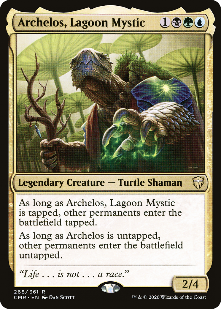 Archelos, Lagoon Mystic (CMR-268) [Commander Legends]