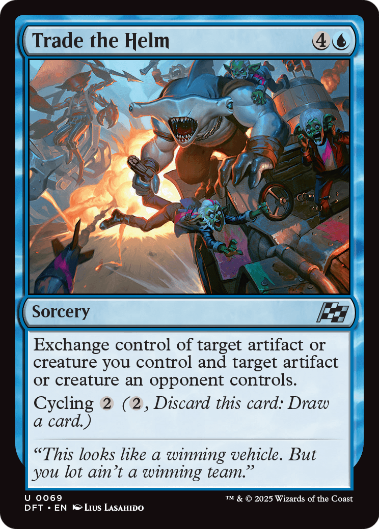 Trade the Helm (DFT-069) [Aetherdrift] Foil