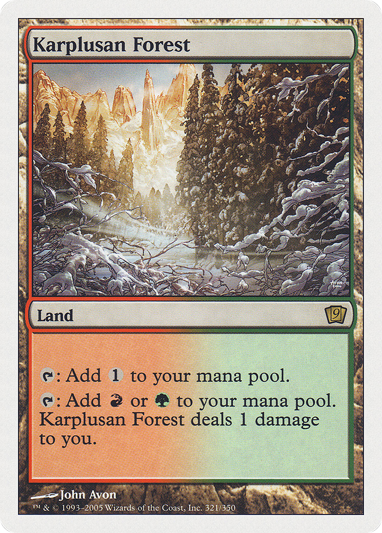 Karplusan Forest (9ED-321) [9th Edition]