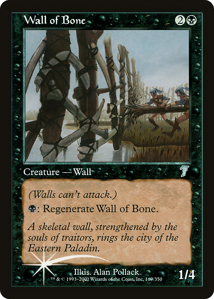 Wall of Bone (7ED-169★) [7th Edition]