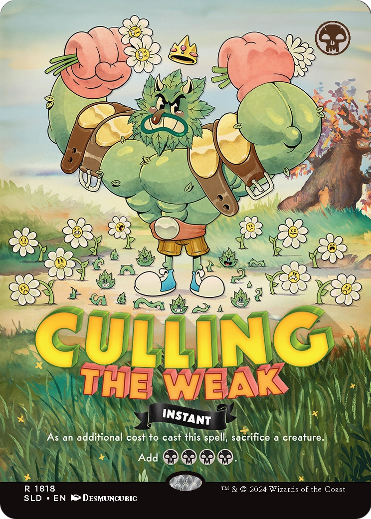 Culling the Weak (SLD-1818) (Borderless) [Secret Lair Drop] Foil