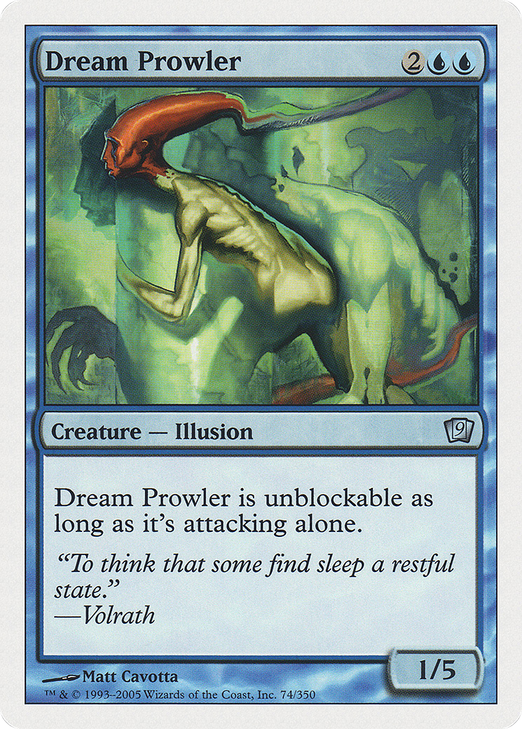 Dream Prowler (9ED-074) [9th Edition] Foil