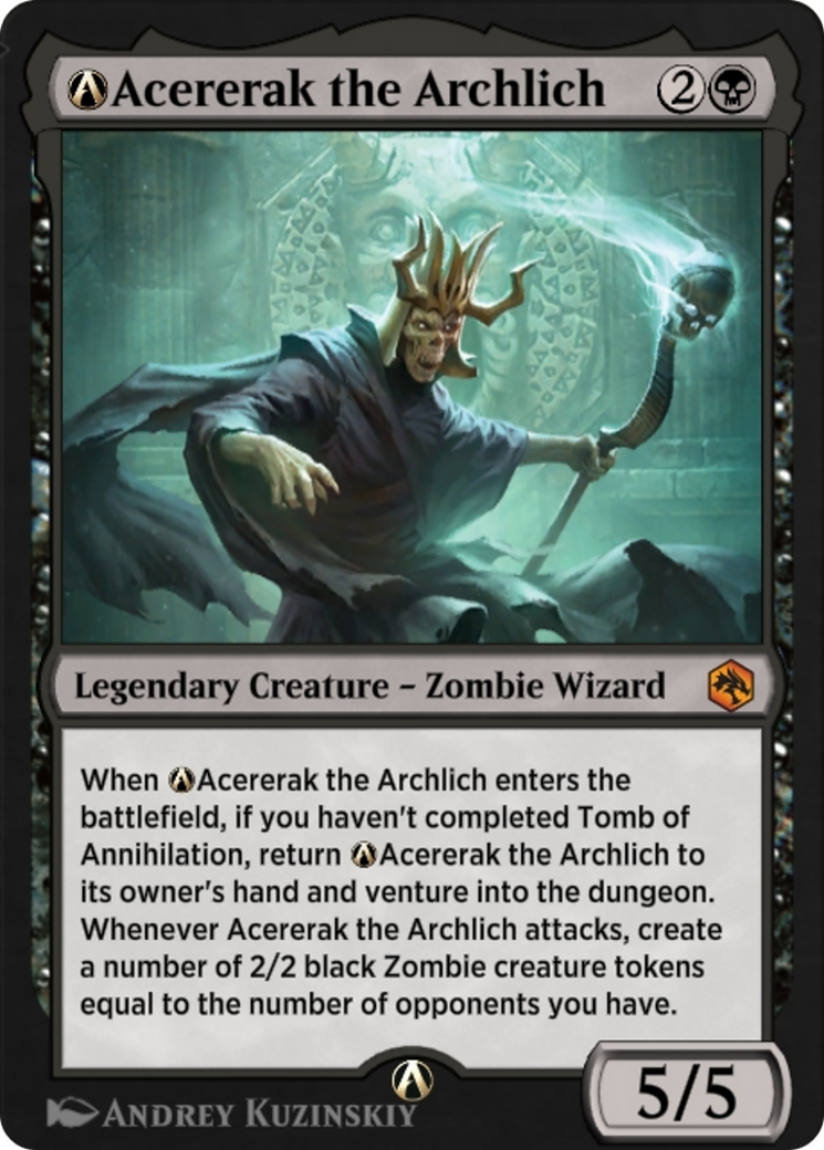 A-Acererak the Archlich (AFR-A-87) [Adventures in the Forgotten Realms]