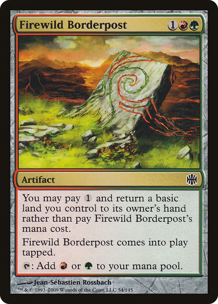 Firewild Borderpost (ARB-054) [Alara Reborn] Foil