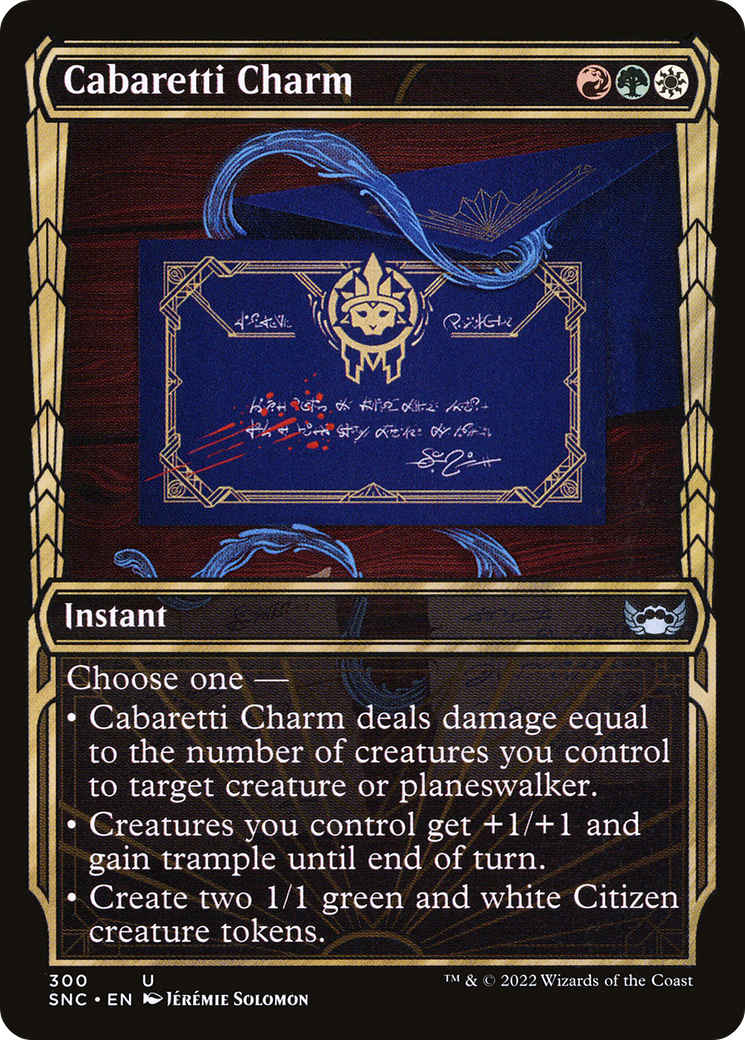 Cabaretti Charm (Showcase) (SNC-300) [Streets of New Capenna]