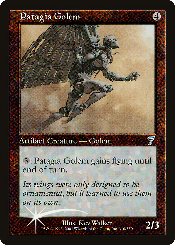 Patagia Golem (7ED-310★) [7th Edition] Foil