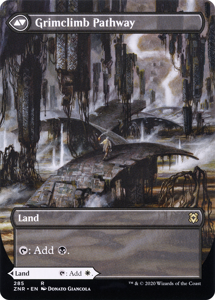 Brightclimb Pathway (Borderless) (ZNR-285) (Showcase) [Zendikar Rising] Foil