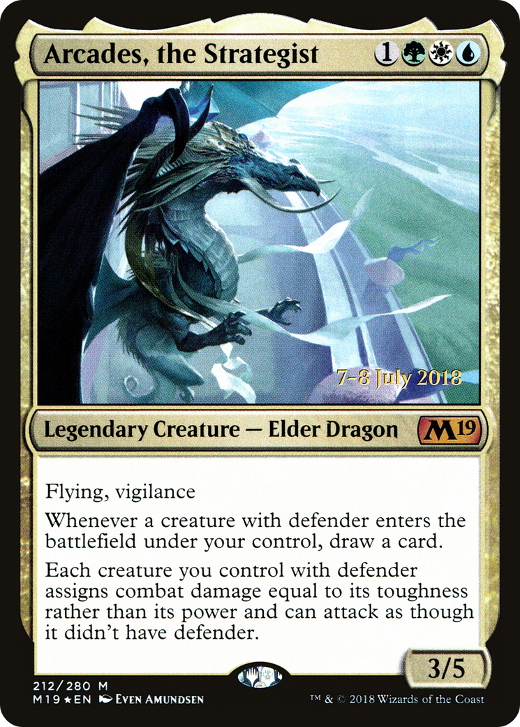 Arcades, the Strategist (PRE-212S) [Core Set 2019 Promos] Foil