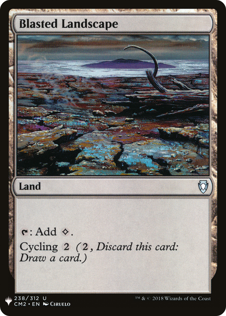Blasted Landscape (LIST-CM2-238) [The List]