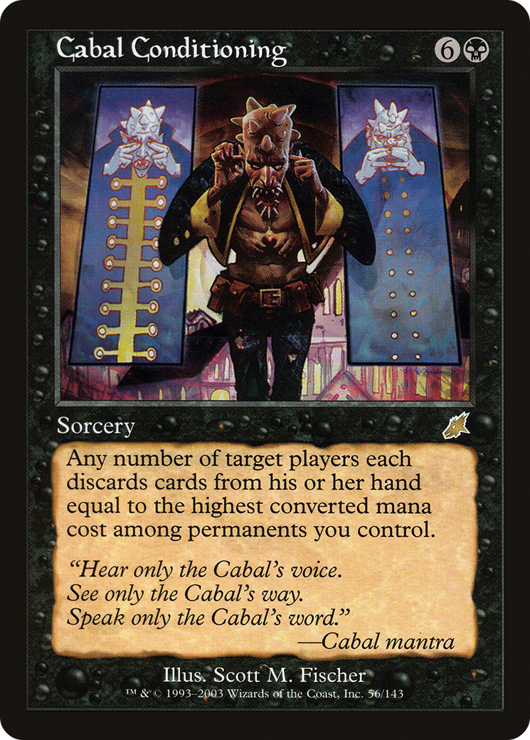 Cabal Conditioning (SCG-056) [Scourge]