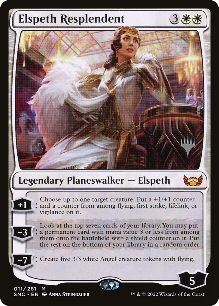 Elspeth Resplendent (PPSNC-011) [Promo Pack: Streets of New Capenna Promos]