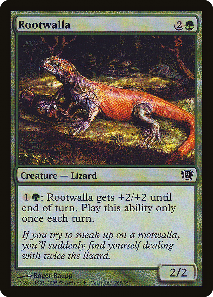 Rootwalla (9ED-268) [9th Edition] Foil