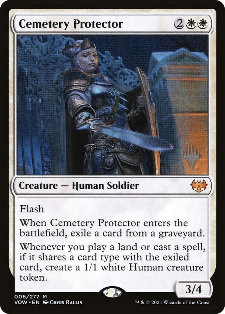 Cemetery Protector (PPDFT-006) [Promo Pack: Innistrad: Crimson Vow Promos]
