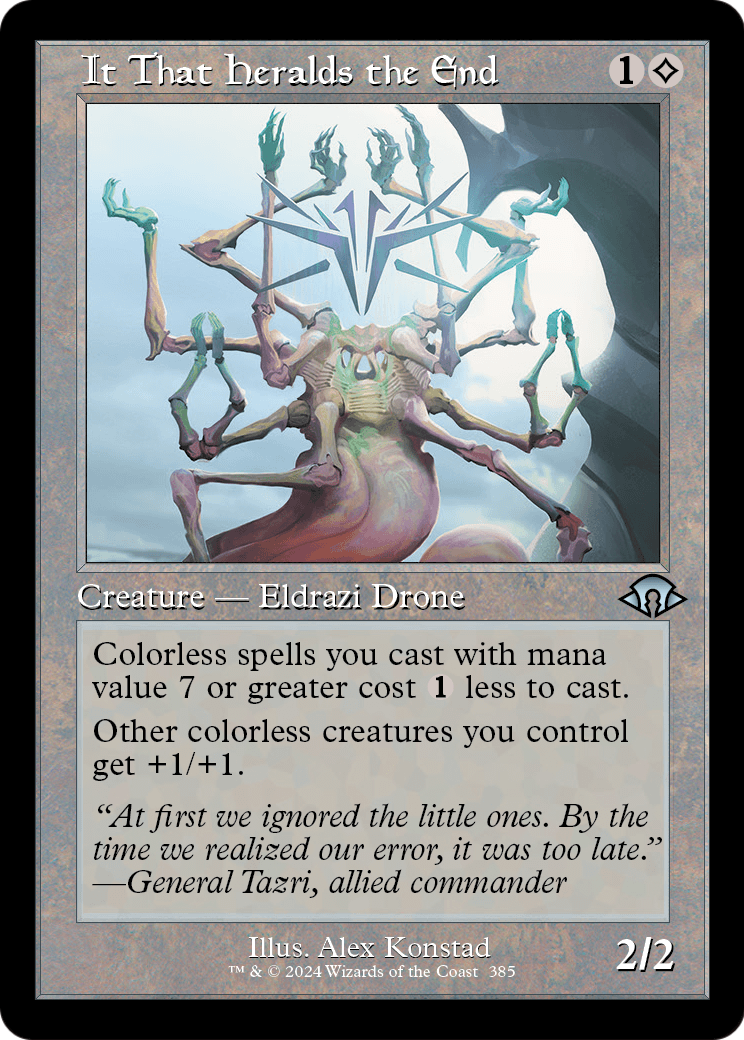It That Heralds the End (Retro Frame) (MH3-385) [Modern Horizons 3] Foil