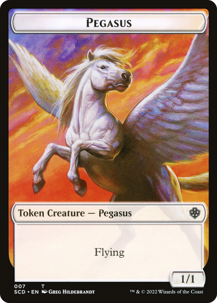 Pegasus (TSCD-007) [Starter Commander Deck Tokens]