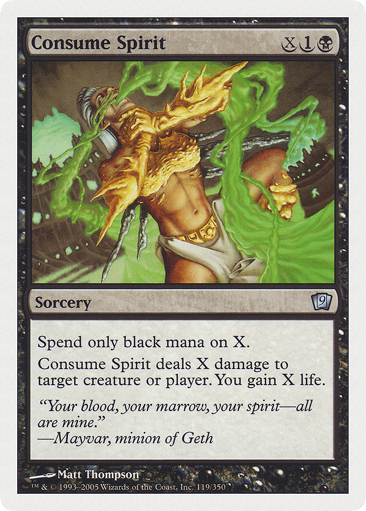 Consume Spirit (9ED-119) [9th Edition]