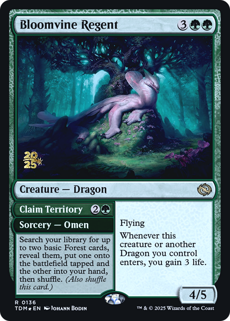 Bloomvine Regent (PRE-136) [Prerelease Cards] Foil