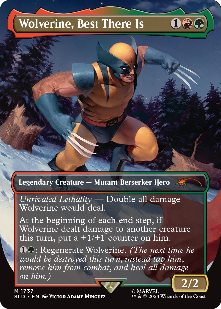 Wolverine, Best There Is (SLD-1737) (Borderless) [Secret Lair Drop]