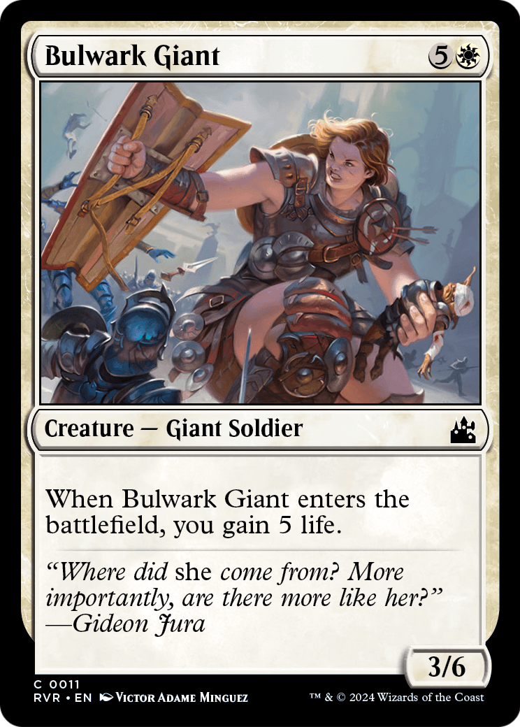 Bulwark Giant (RVR-011) [Ravnica Remastered] Foil