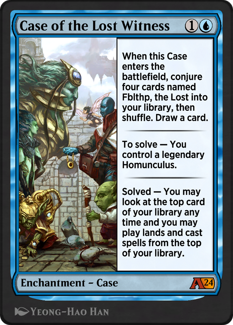 Case of the Lost Witness (YMKM-004) [Alchemy: Murders at Karlov Manor ]