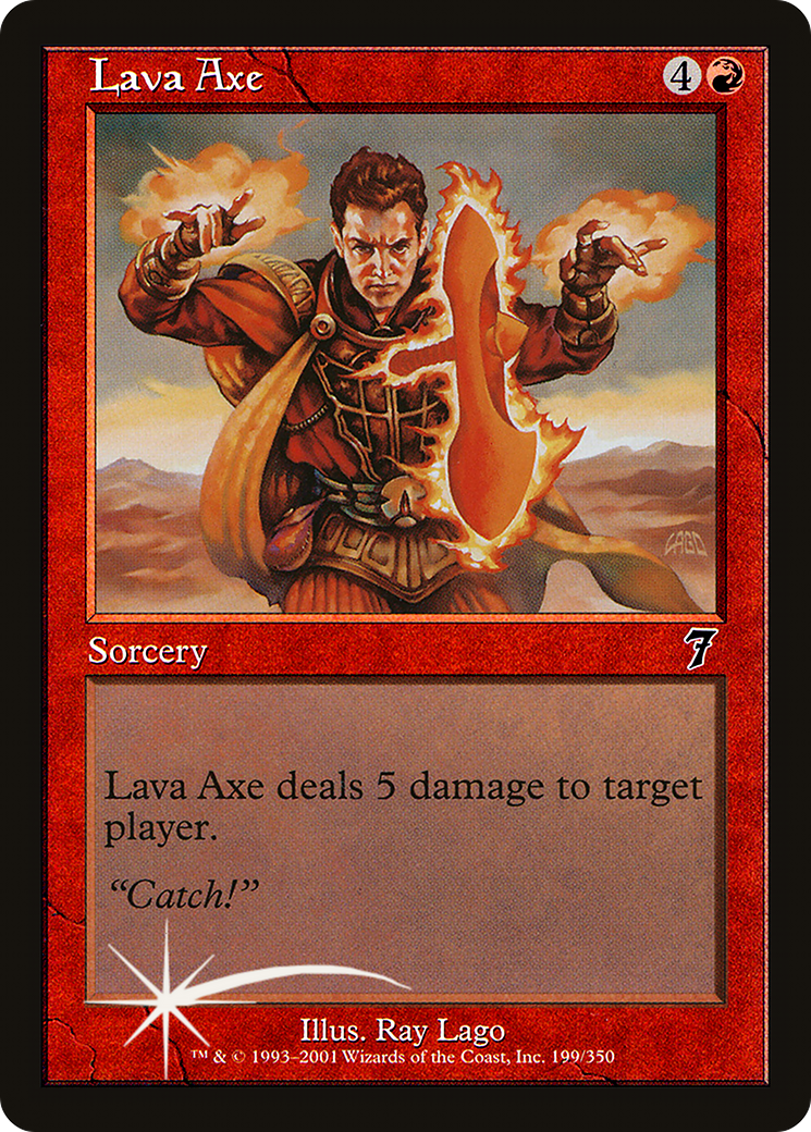 Lava Axe (7ED-199★) [7th Edition]