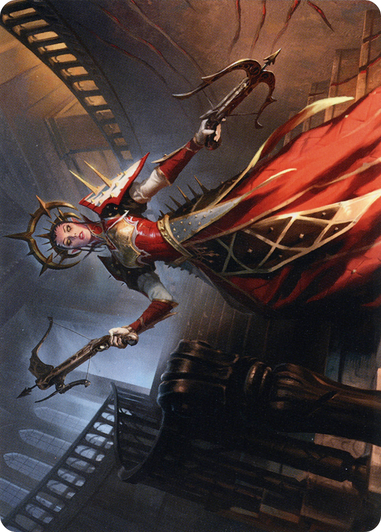 Bloodthirsty Adversary // Bloodthirsty Adversary (AMID-041) (Borderless) [Midnight Hunt Art Series] Foil