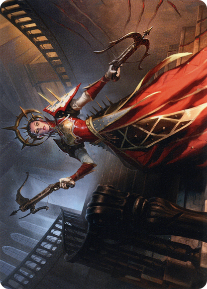 Bloodthirsty Adversary // Bloodthirsty Adversary (AMID-041) (Borderless) [Midnight Hunt Art Series] Foil