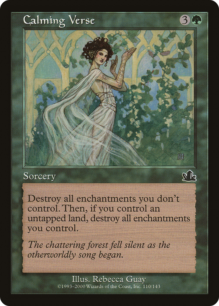 Calming Verse (PCY-110) [Prophecy] Foil