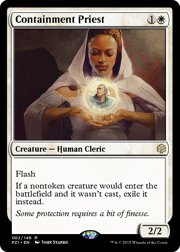 Containment Priest (PZ1-002) [Legendary Cube Prize Pack]