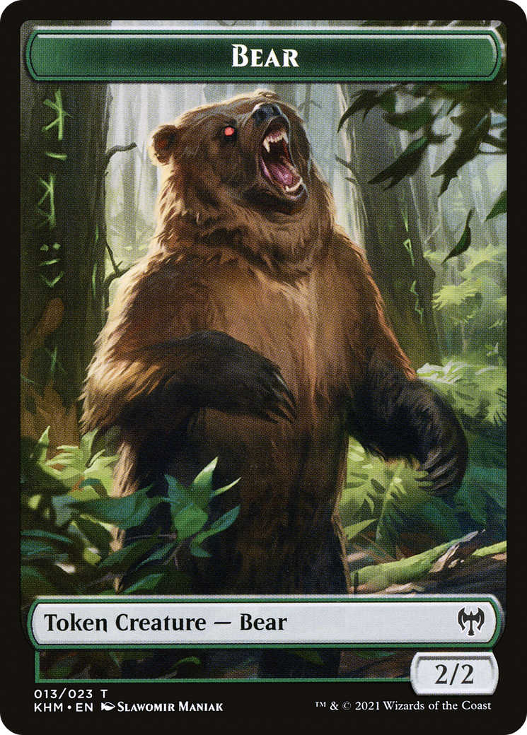 Bear (TKHM-013) [Kaldheim Tokens]