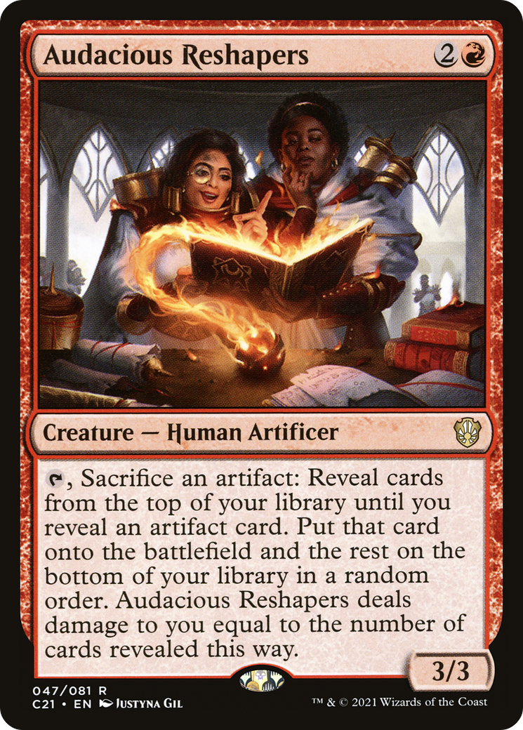 Audacious Reshapers (C21-047) [Commander 2021]