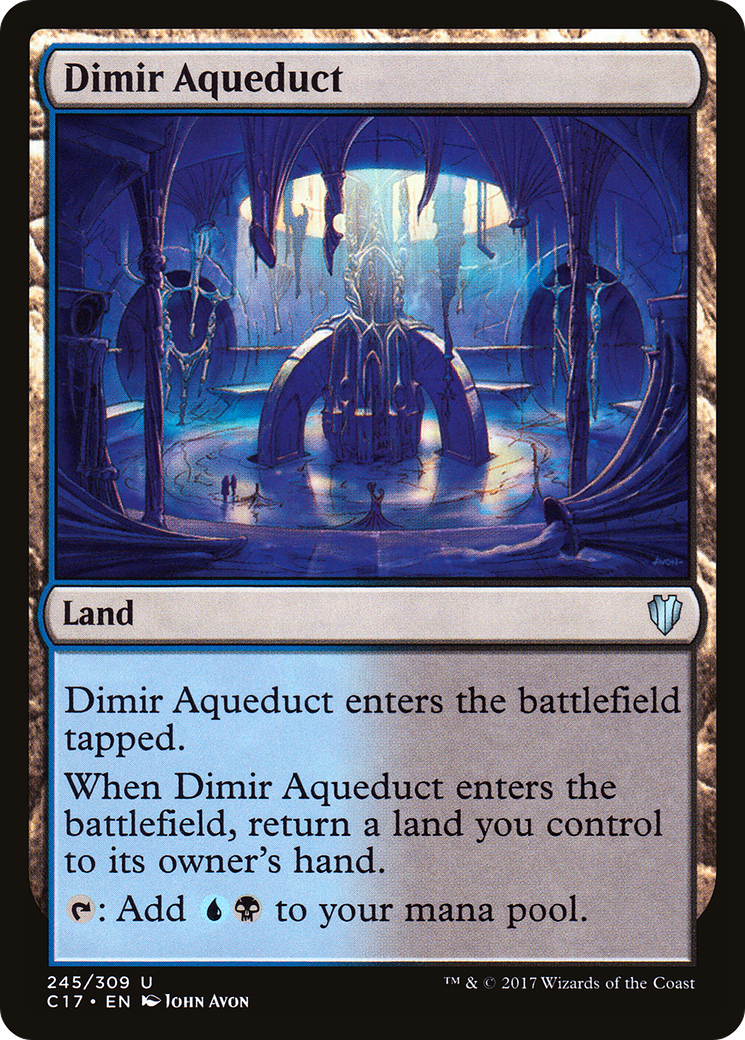 Dimir Aqueduct (C17-245) [Commander 2017]