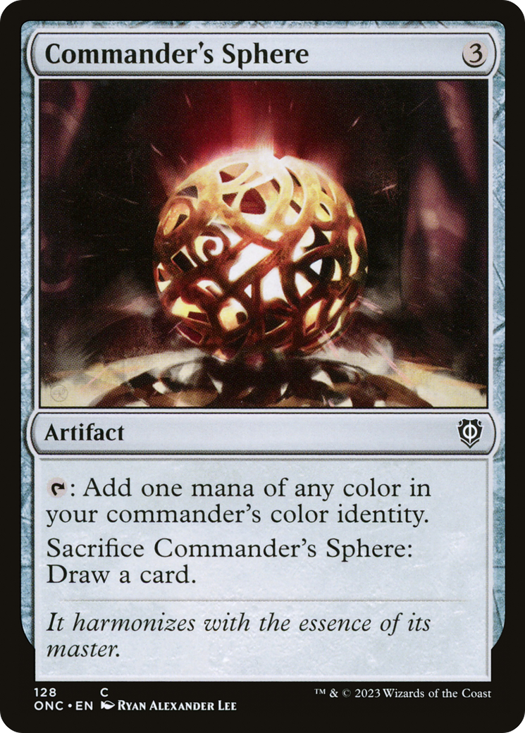 Commander's Sphere (ONC-128) [Phyrexia: All Will Be One Commander]
