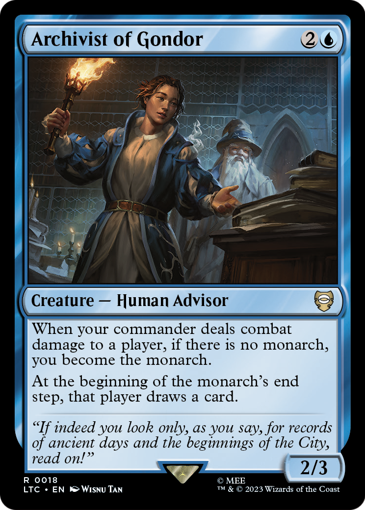 Archivist of Gondor (LTC-018) [Tales of Middle-earth Commander]