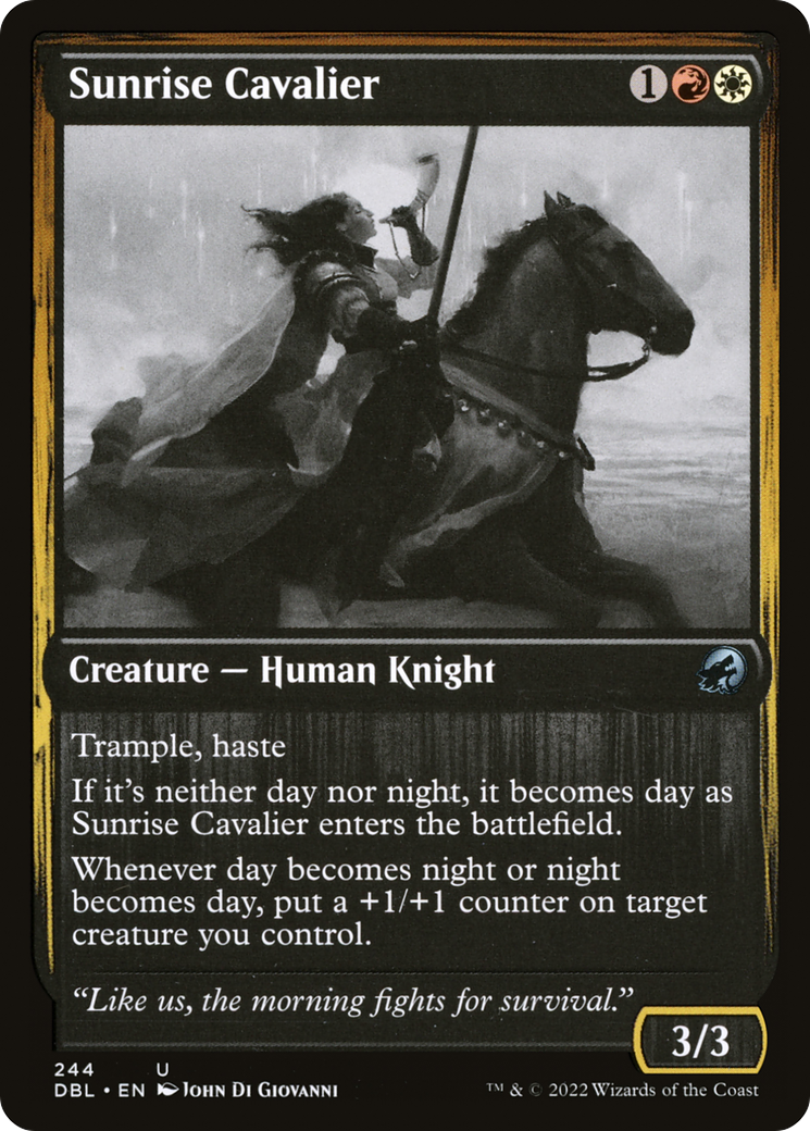 Sunrise Cavalier (DBL-244) [Innistrad: Double Feature]