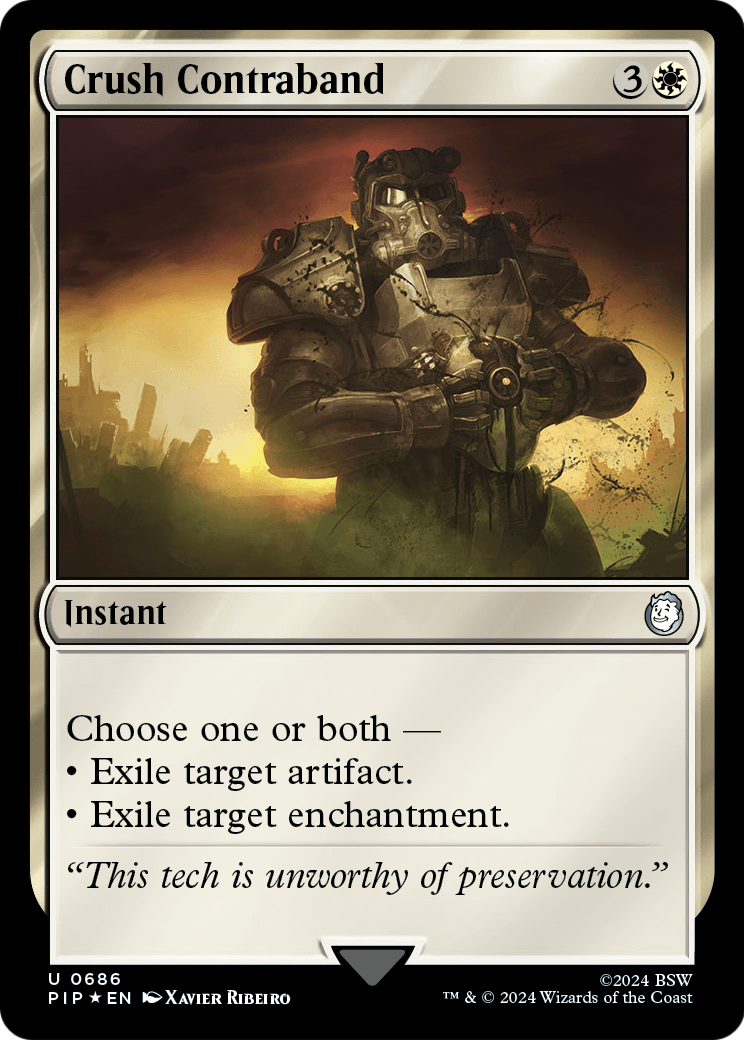 Crush Contraband (Surge Foil) (PIP-686) [Fallout] Foil