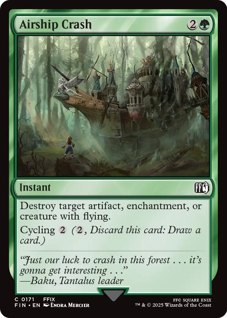 Airship Crash (FIN-171) [FINAL FANTASY] Foil