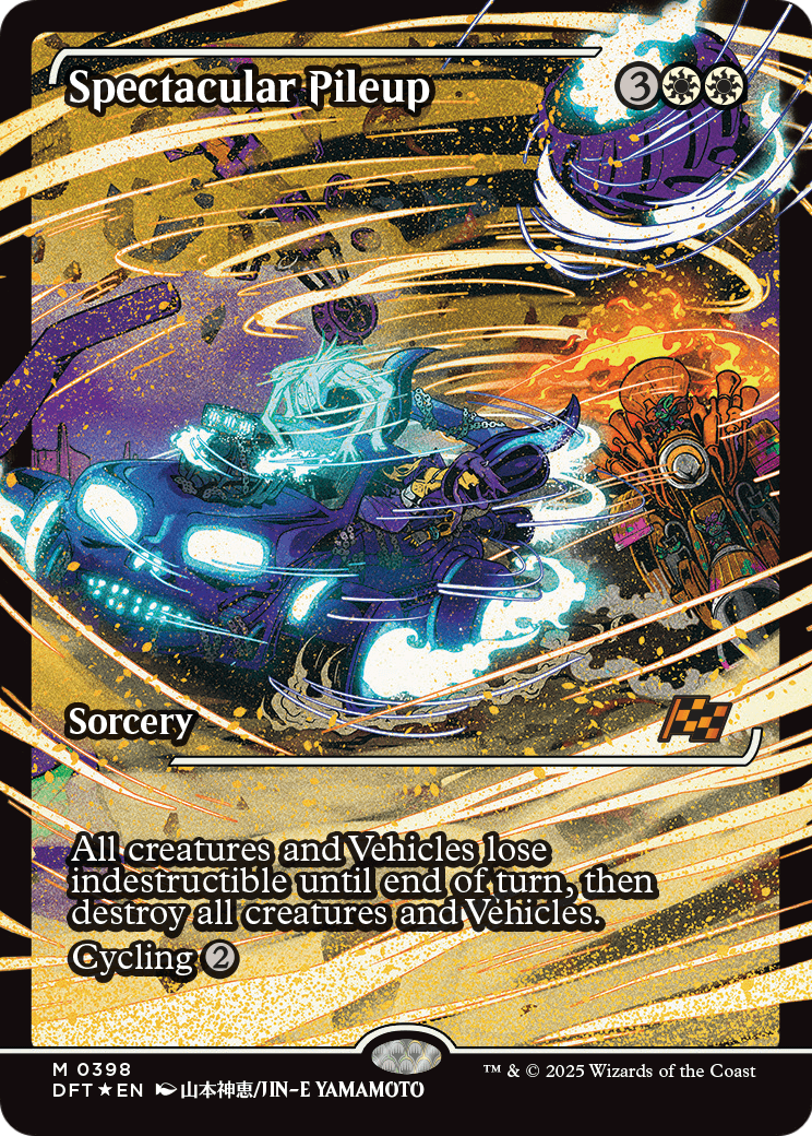 Spectacular Pileup (Showcase) (DFT-398) [Aetherdrift] Foil