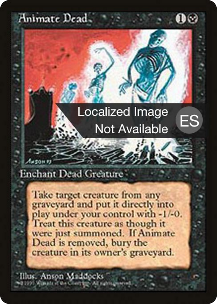 Animate Dead (4BB-002) [Fourth Edition Foreign Black Border]