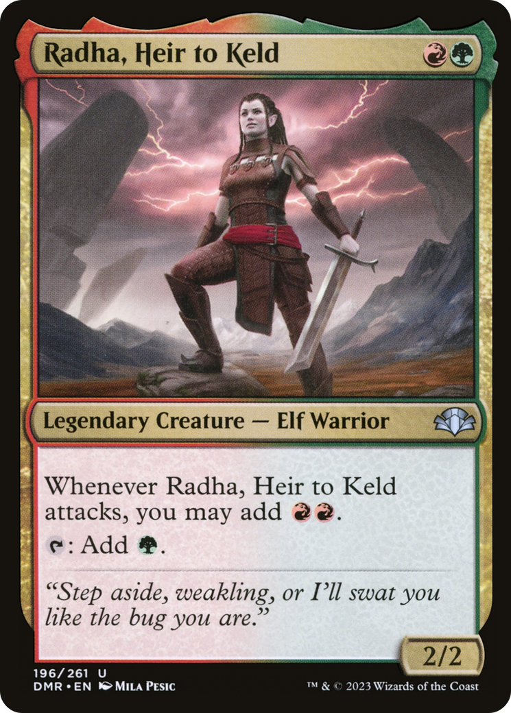 Radha, Heir to Keld (DMR-196) [Dominaria Remastered]