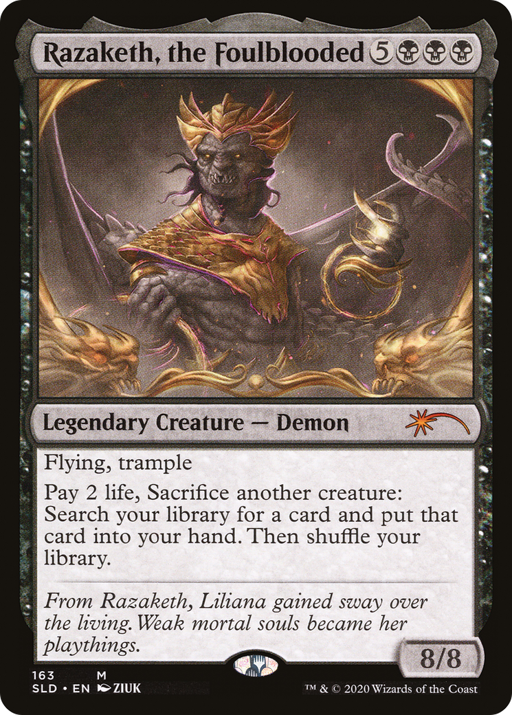 Razaketh, the Foulblooded (SLD-163) [Secret Lair Drop] Foil