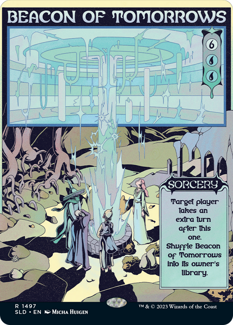 Beacon of Tomorrows (SLD-1497) (Borderless) [Secret Lair Drop]