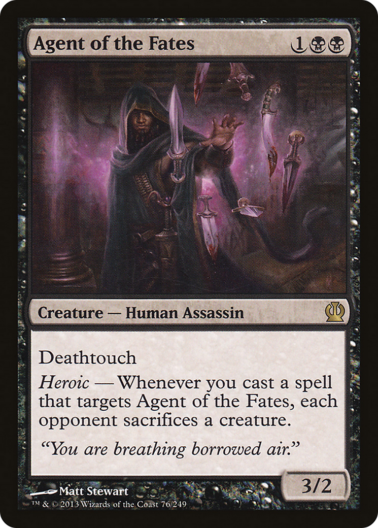 Agent of the Fates (THS-076) [Theros] Foil