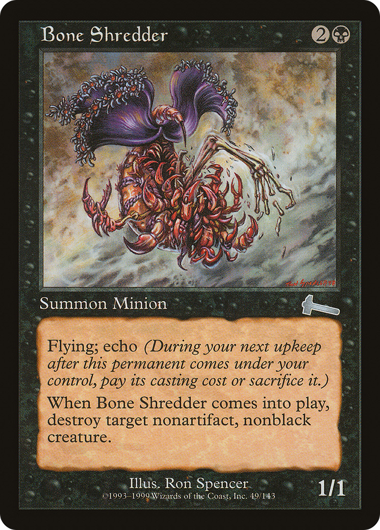Bone Shredder (ULG-049) [Urza's Legacy] Foil